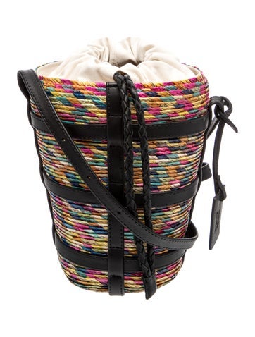 Altuzarra Raffia Bucket Bag