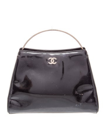 Patent Leather Frame Bag