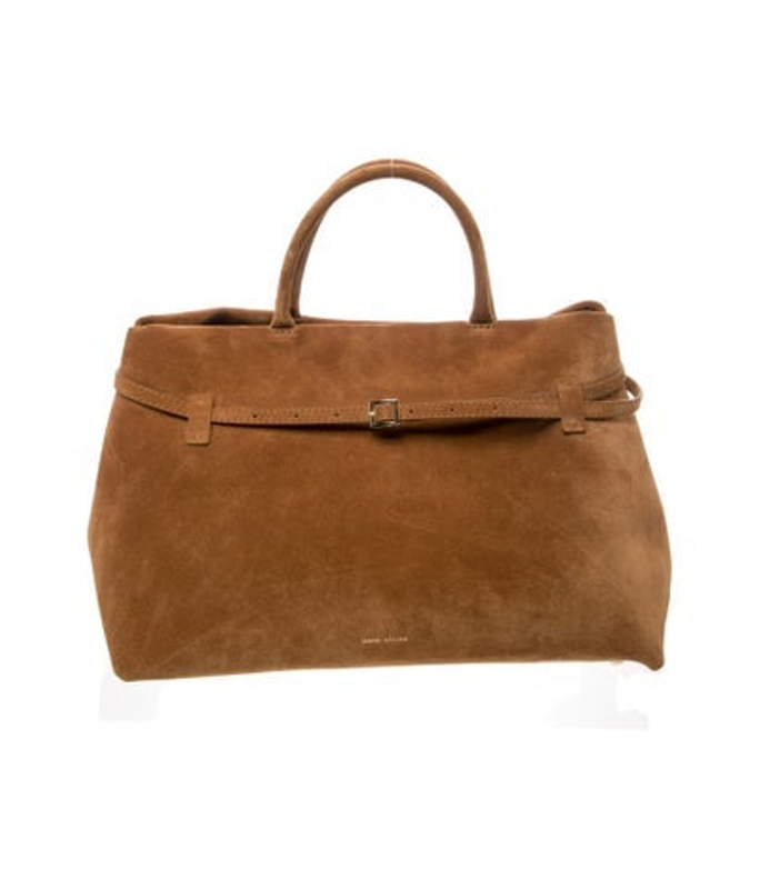Manu Atelier Atelier Suede Top Handle Bag