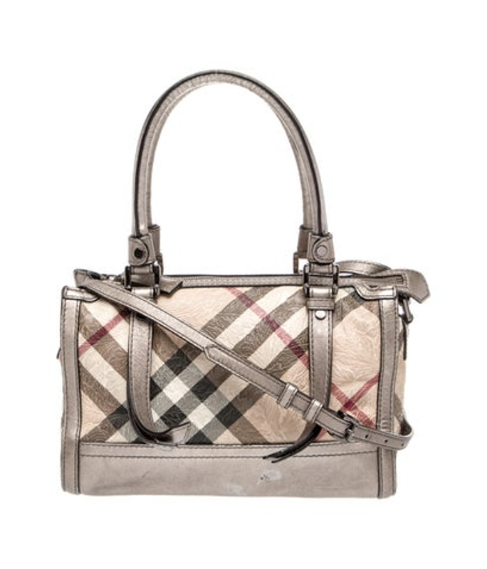 Burberry Nova Check Top Handle Bag