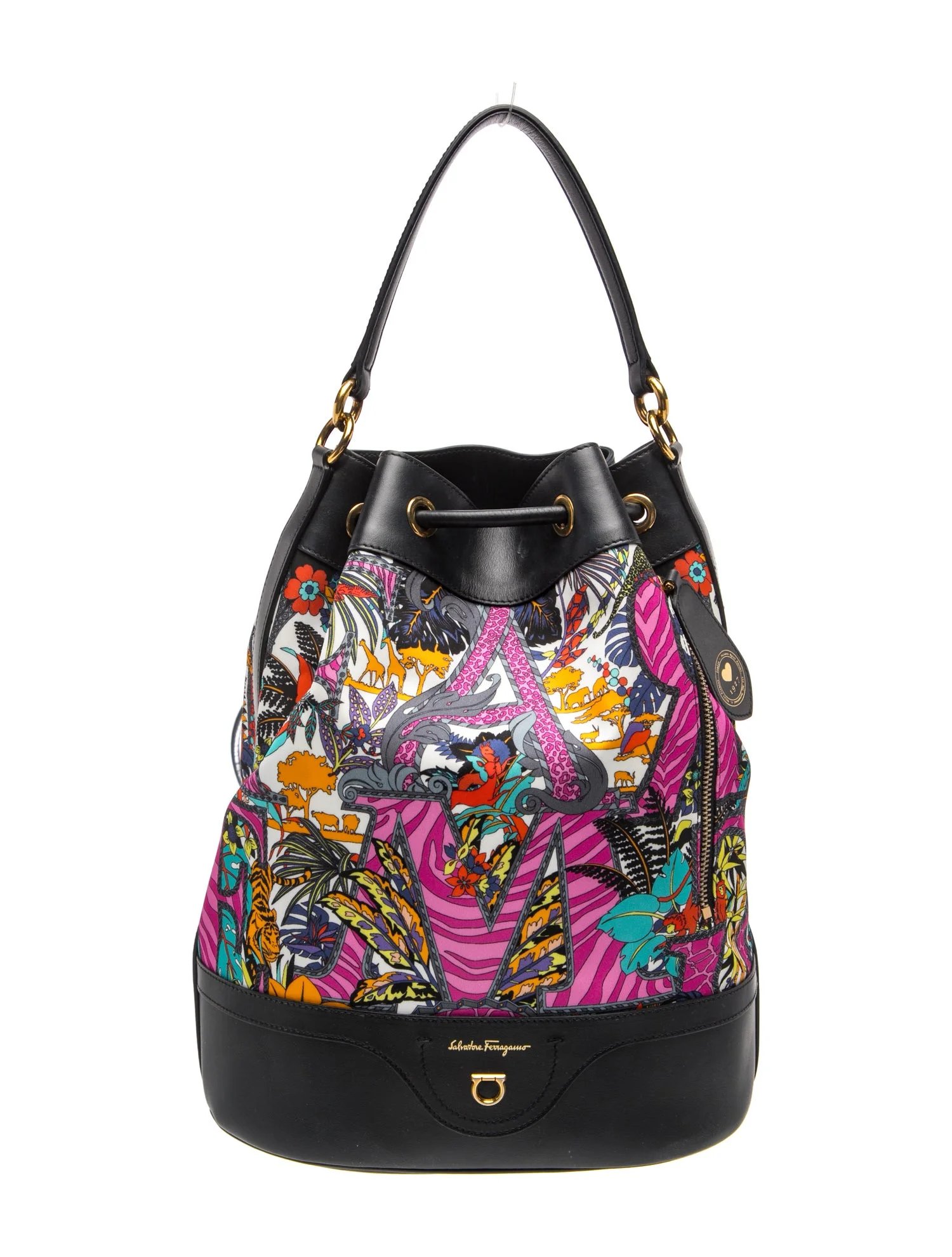 Leather Bucket Bag