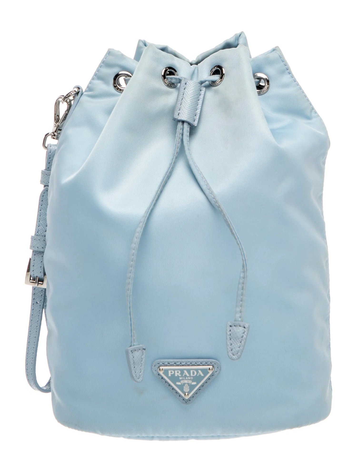 Saffiano Leather Bucket Bag