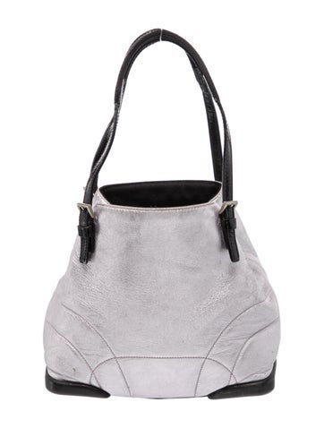 Tessuto Nylon Top Handle Bag