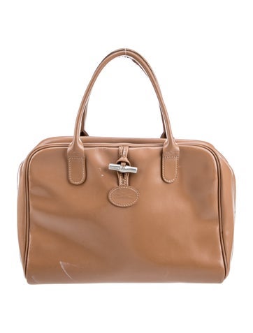Longchamp Leather Top Handle Bag