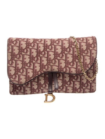 Oblique Jacquard Wallet on Chain
