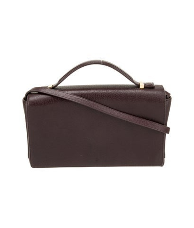 The Row Row Leather Book Bag 10