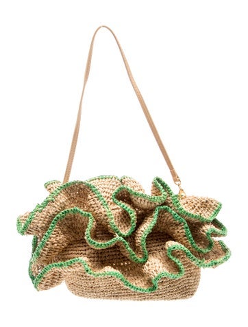 Loeffler Randall Straw Shoulder Bag