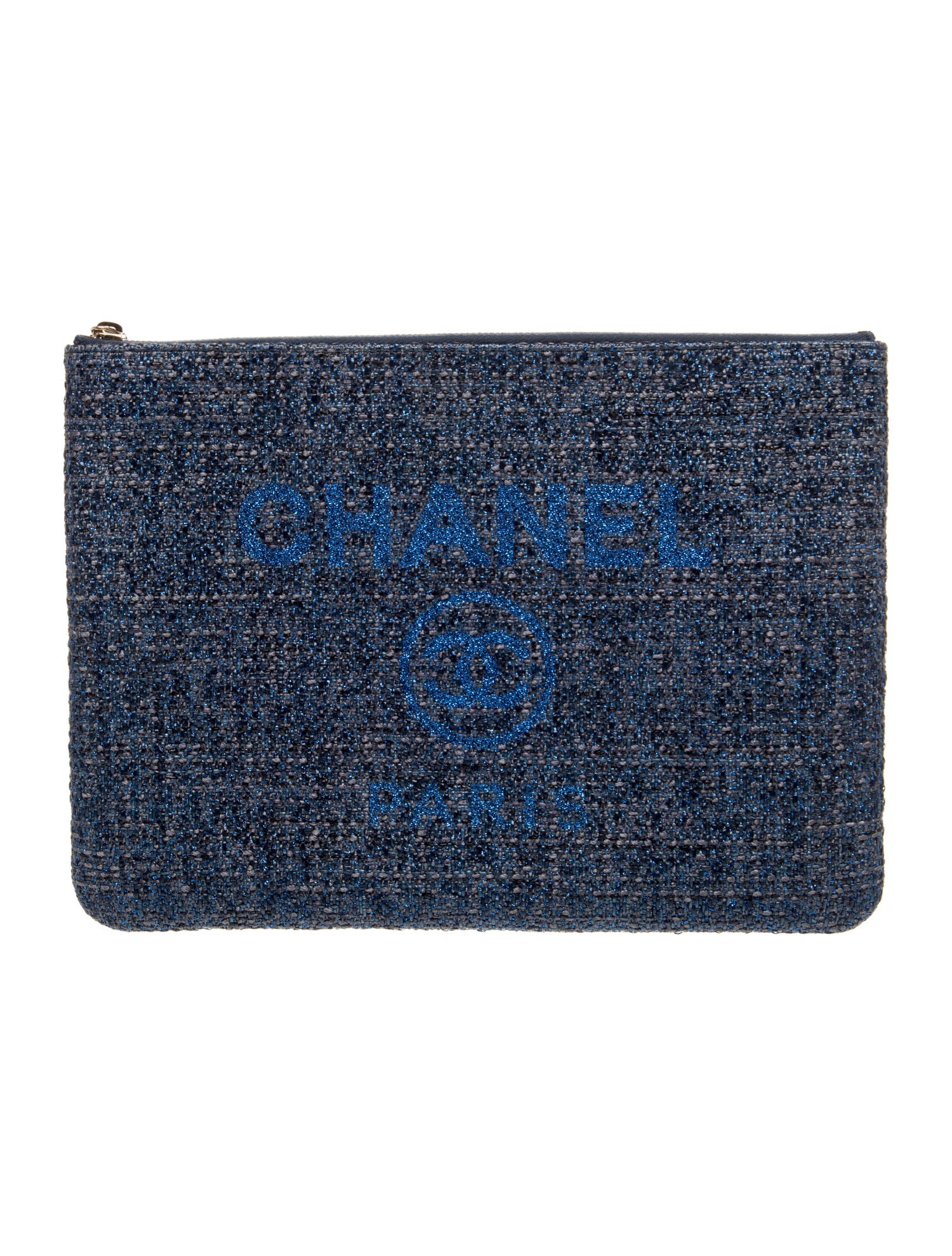 Tweed Deauville Medium O-Case Zip Pouch