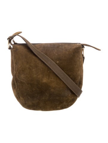 Ferragamo Suede Shoulder Bag
