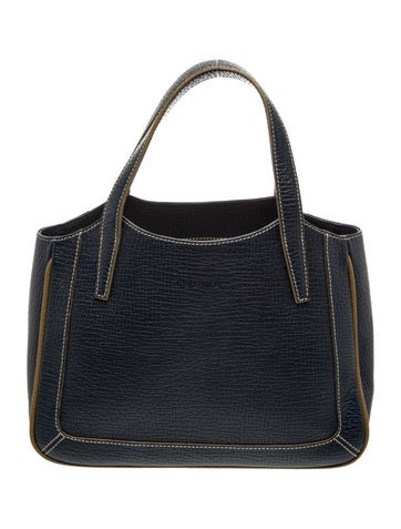 Leather Top Handle Bag