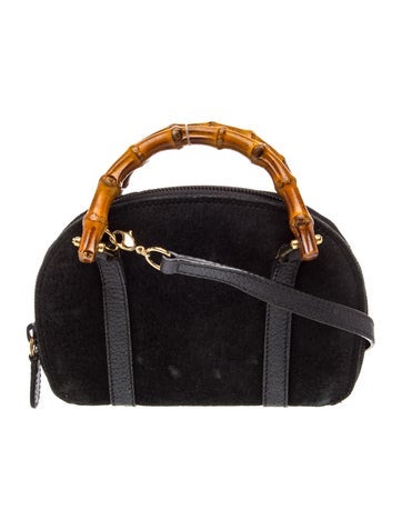 Bamboo Vintage Bamboo Shoulder Bag Wallet