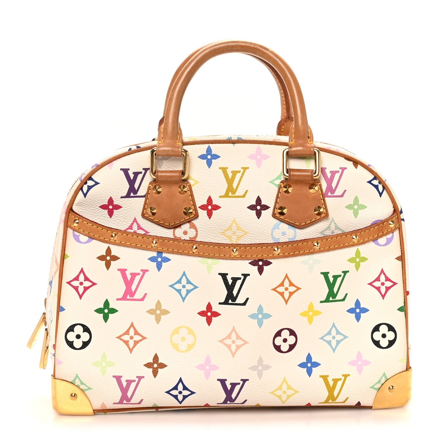 Louis Vuitton Monogram Multicolor Trouville White