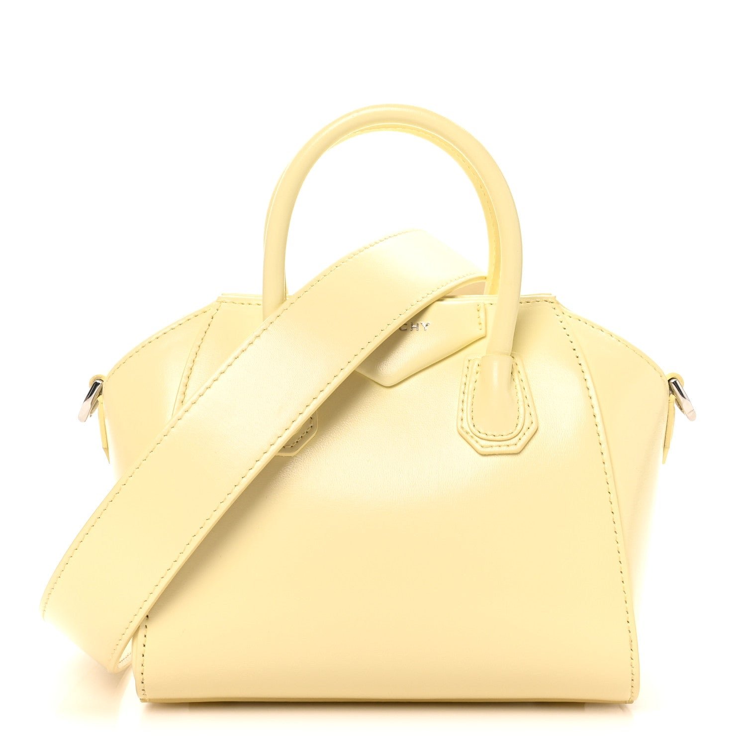 Givenchy Box Calfskin Toy Antigona Soft Yellow Natural Beige