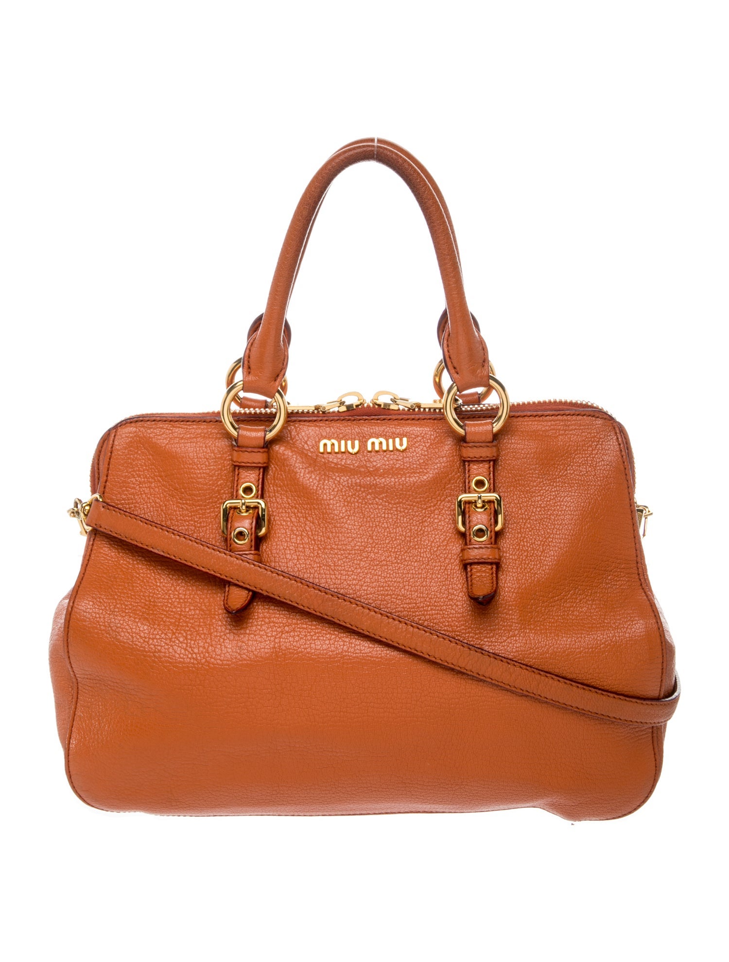 Leather Top Handle Bag