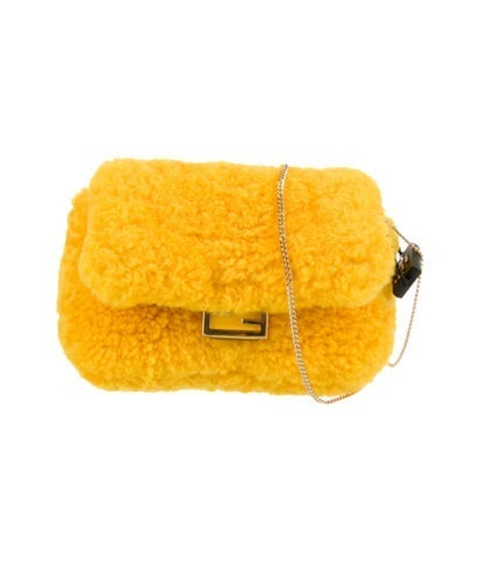 Fendi Faux Fur Crossbody Bag