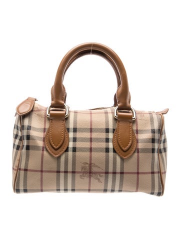 Haymarket Check Top Handle Bag