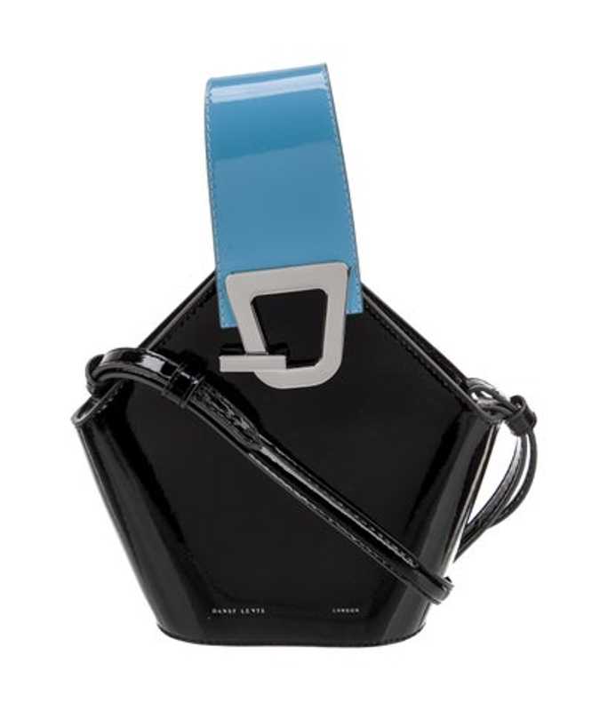 Danse Lente Lente Patent Leather Shoulder Bag