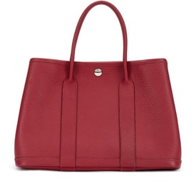 Hermes Rouge Garance Negonda Garden Party 30 TPM Palladium Hardware, 2018