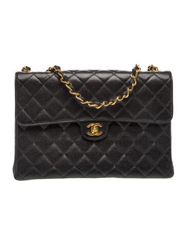 Jumbo Classic Single Flap Bag