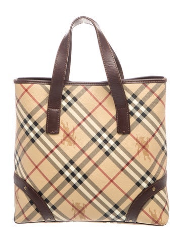 Haymarket Check Top Handle Bag