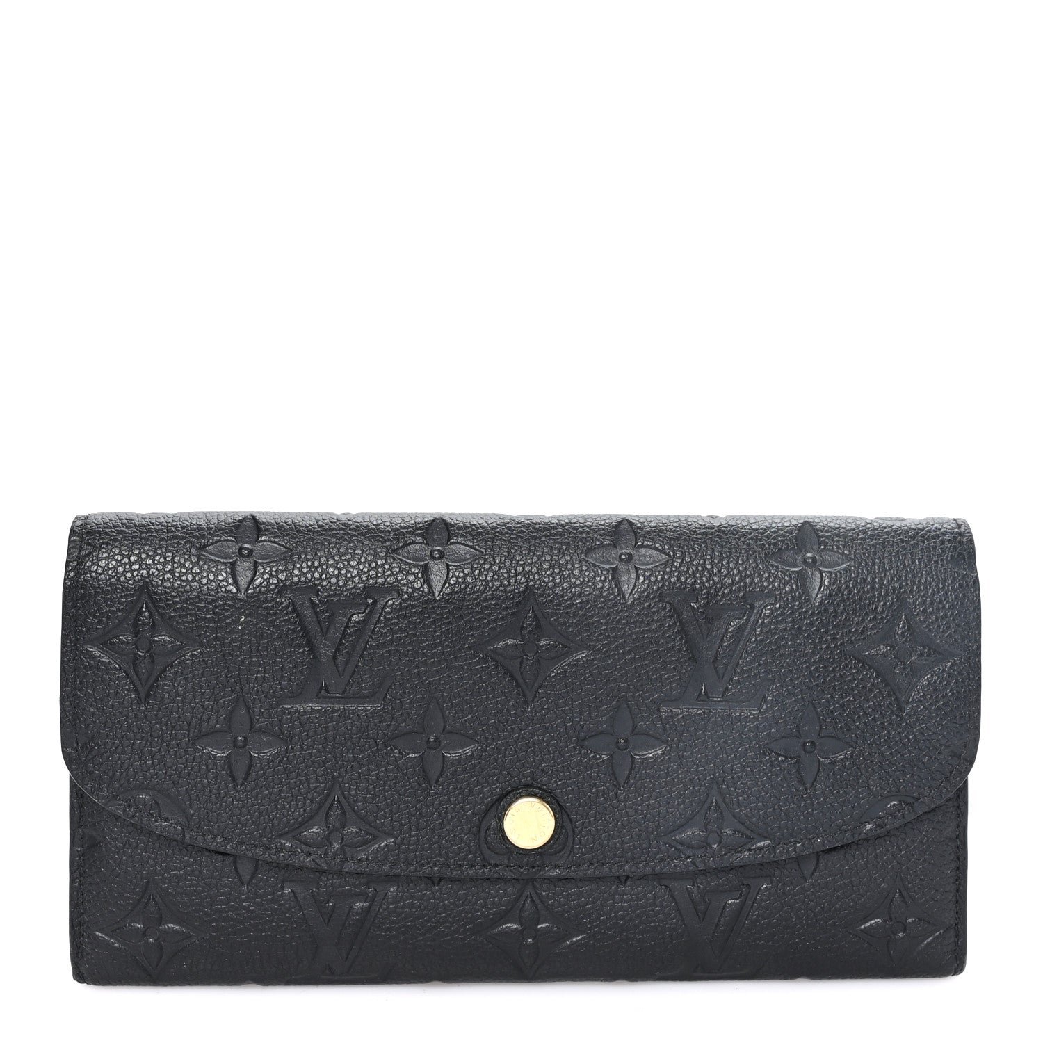 Louis Vuitton Empreinte Emilie Wallet Black Dune
