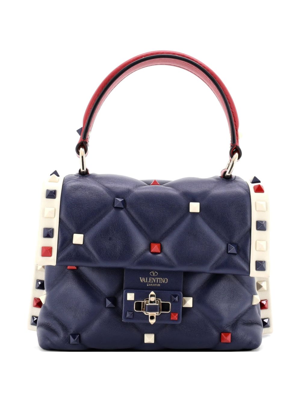 Candystud Top Handle Bag Leather Mini satchel