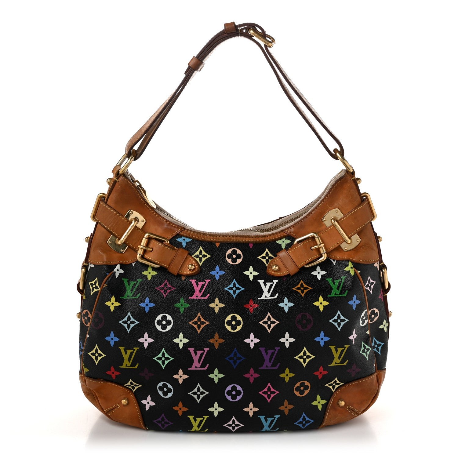 Louis Vuitton Monogram Multicolor Greta Black