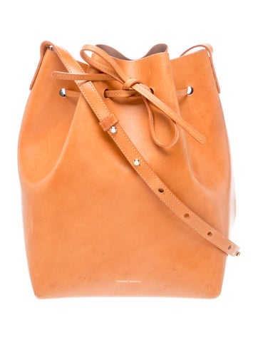 Mansur Gavriel Leather Bucket Bag