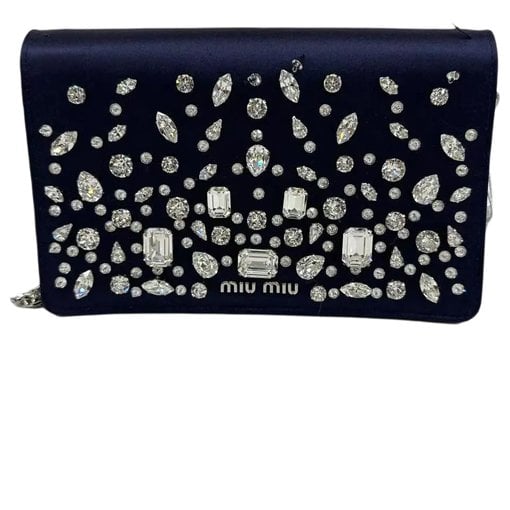 Silk crossbody bag