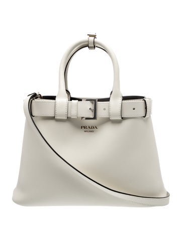 Soft Calf Leather Buckle Bag w/Belt Small w/ Tags