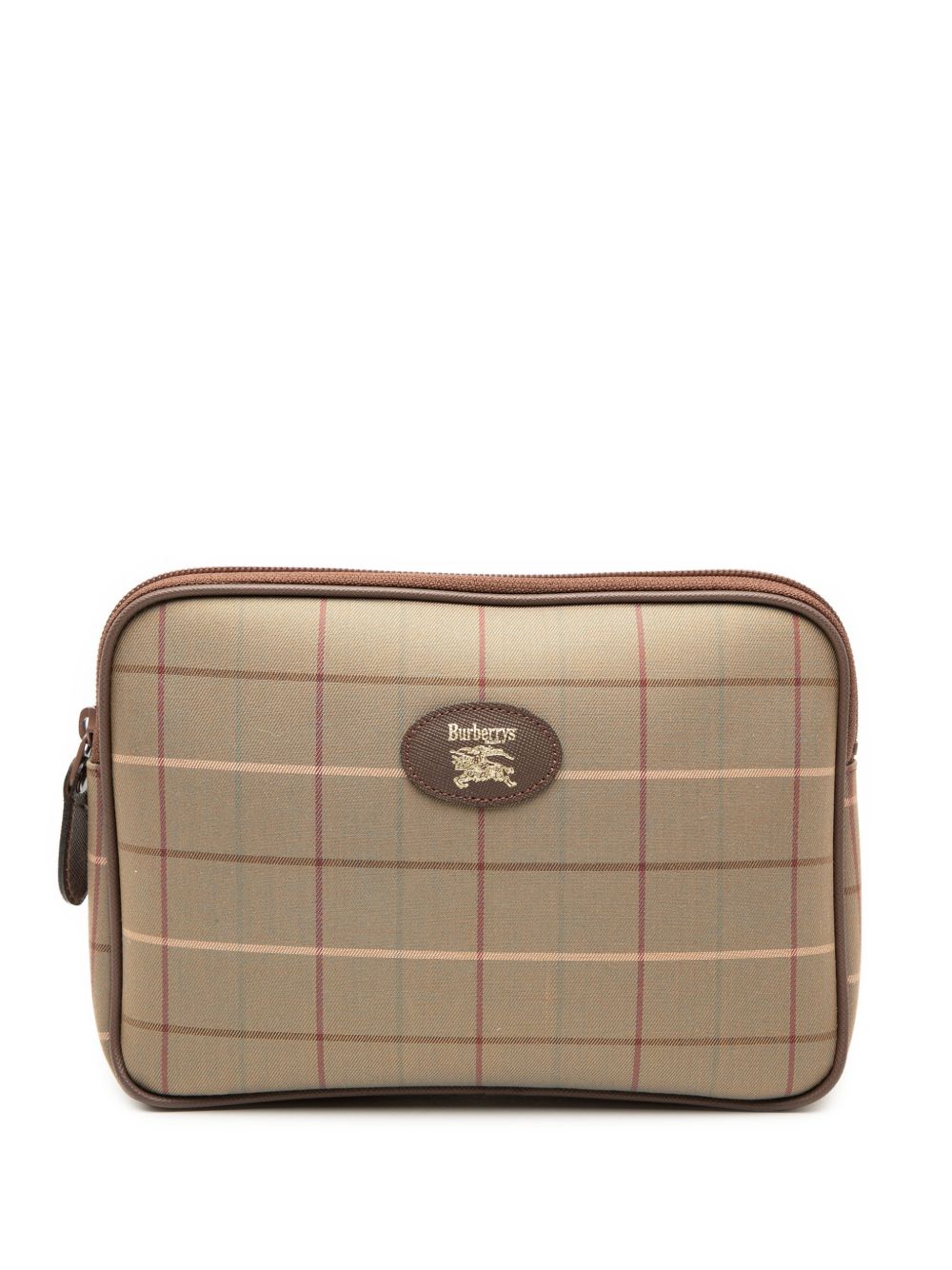 Burberry 20th Century Vintage Check Canvas clutch bag