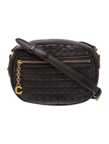Quilted C Charm Bag Small