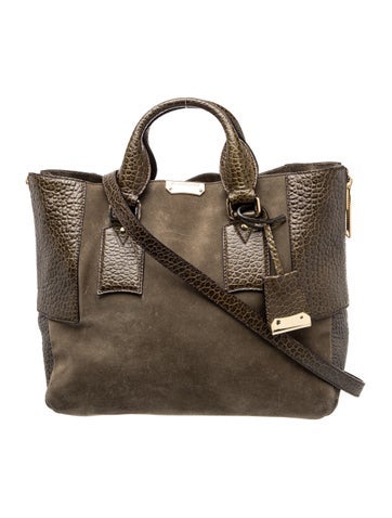 Leather Top Handle Bag