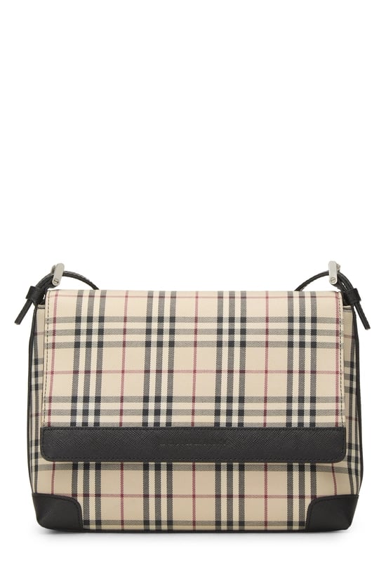 Black House Check Jacquard Crossbody Small