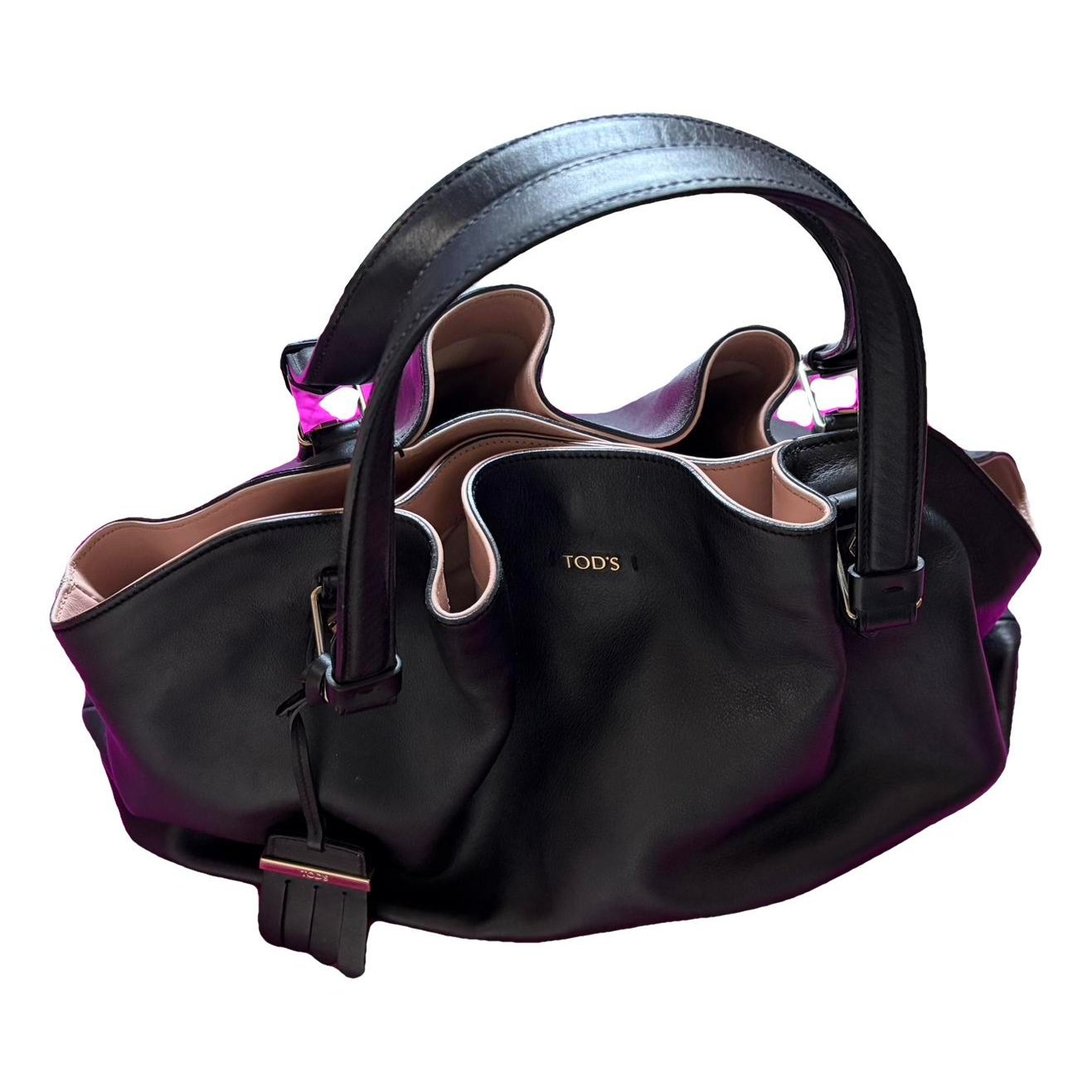 Shopping Media leather handbag