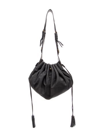 Leather Bucket Bag Large