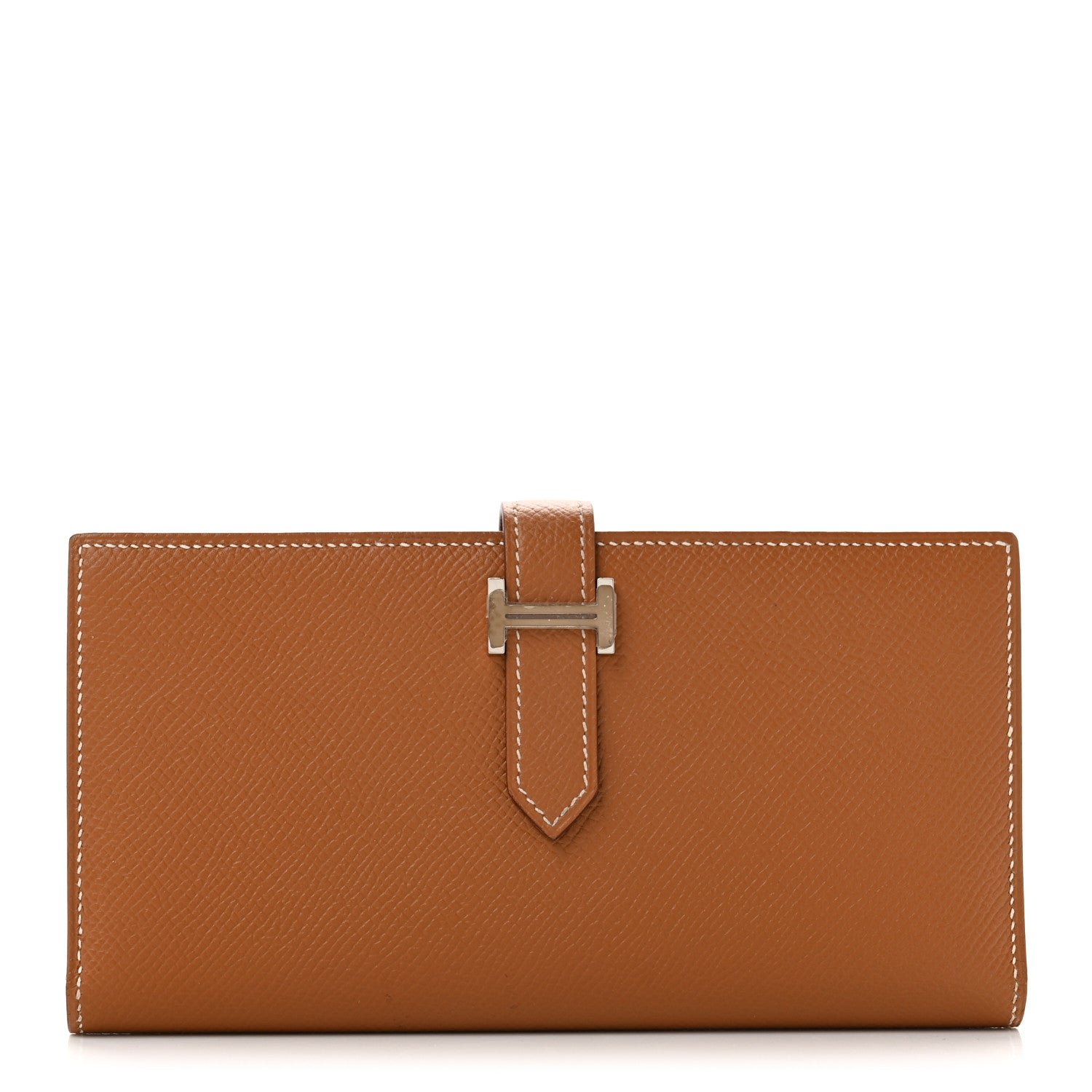Hermes Epsom Bearn Gusset Wallet Gold