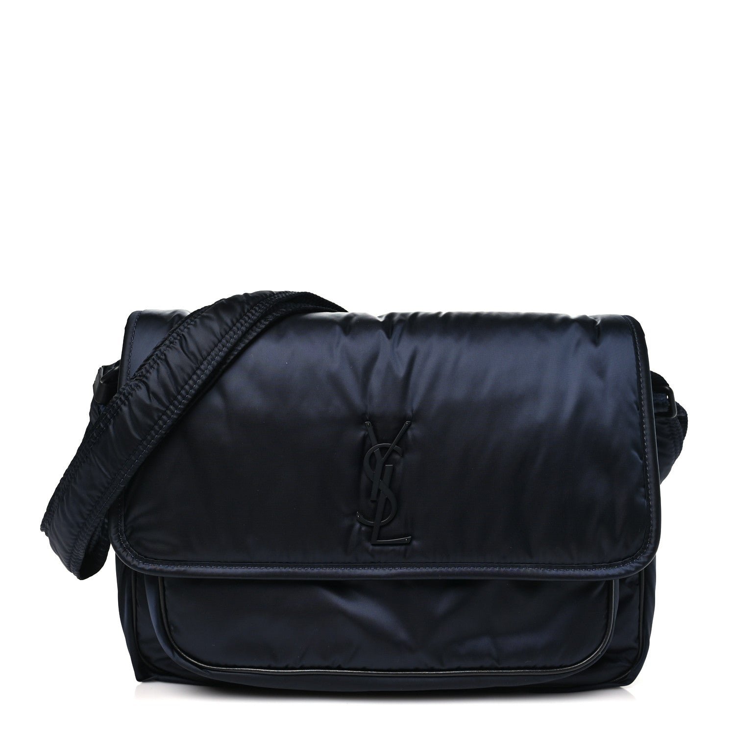 Saint Laurent Econyl Nylon Niki Messenger Black