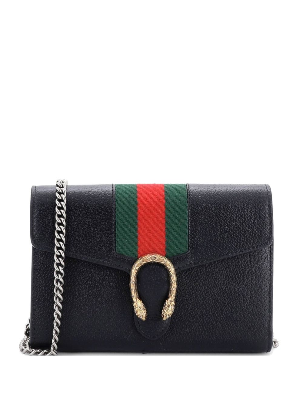 Dionysus Web Chain Wallet Leather Small crossbody bag