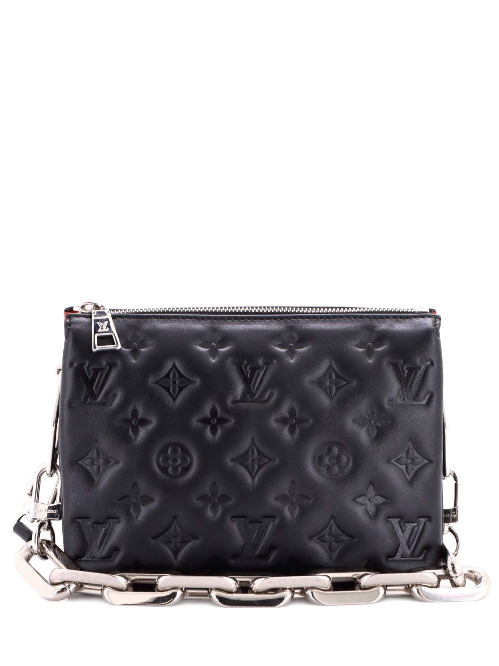 Coussin Bag Monogram Embossed Lambskin BB crossbody bag