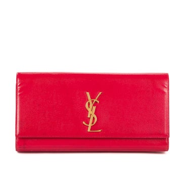 Leather Cassandre Clutch