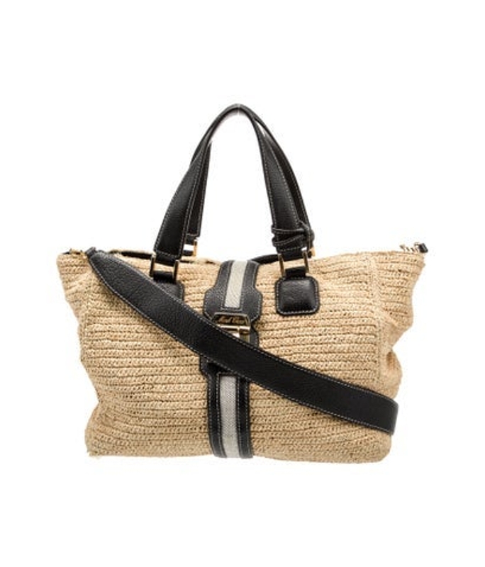 Mark Cross Cross Raffia Bucket Bag