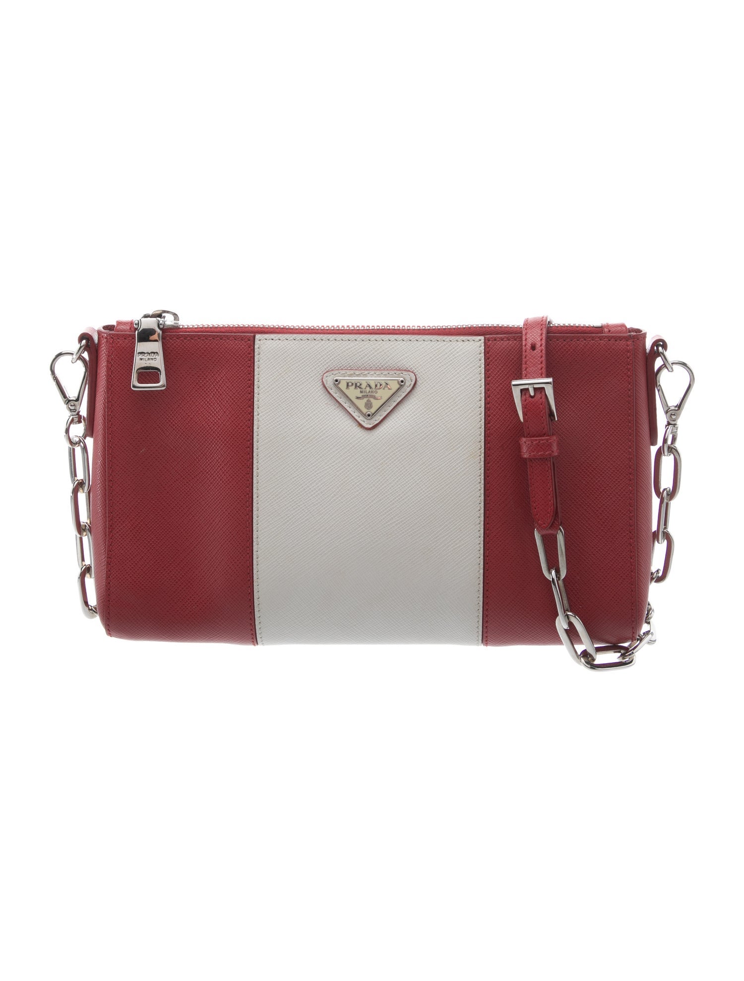 Saffiano Leather Crossbody Bag
