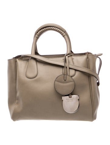 Leather Top Handle Bag