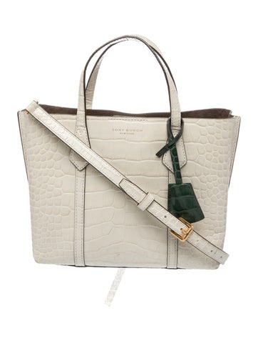 Embossed Leather Shoulder Bag