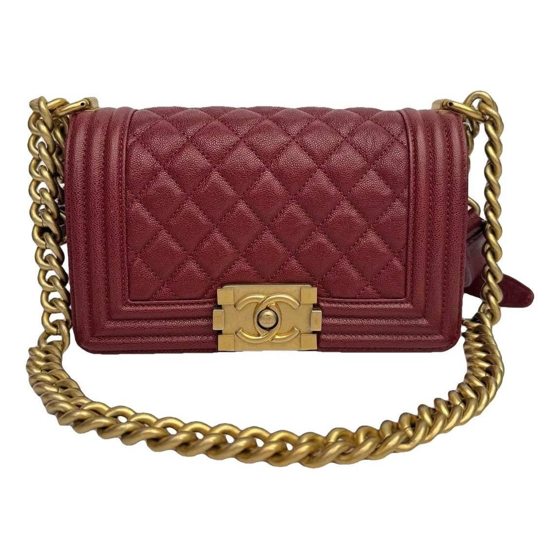 Boy leather crossbody bag