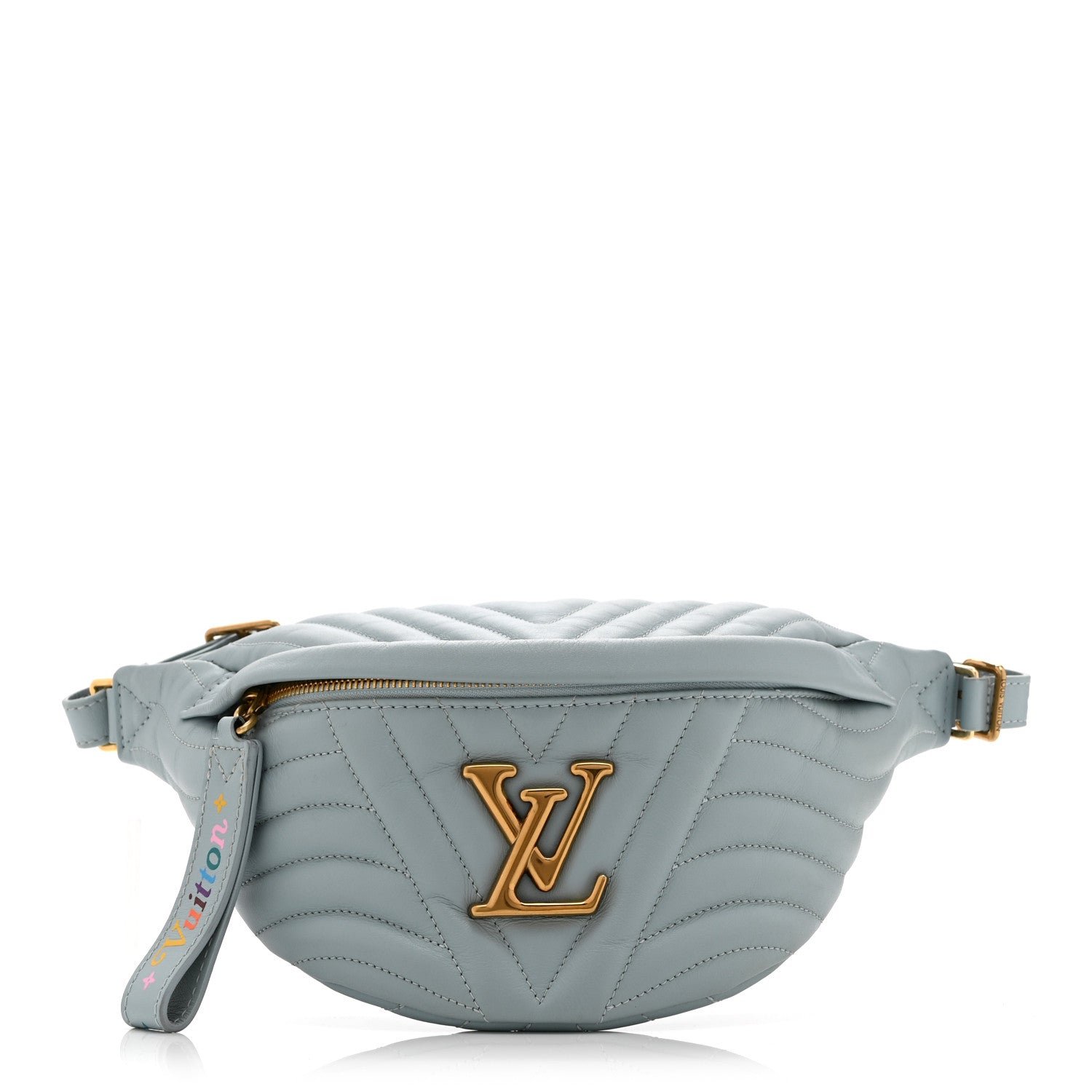 Louis Vuitton Calfskin New Wave Bumbag Porcelain Blue