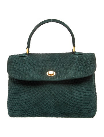 Bally Leather Top Handle Bag
