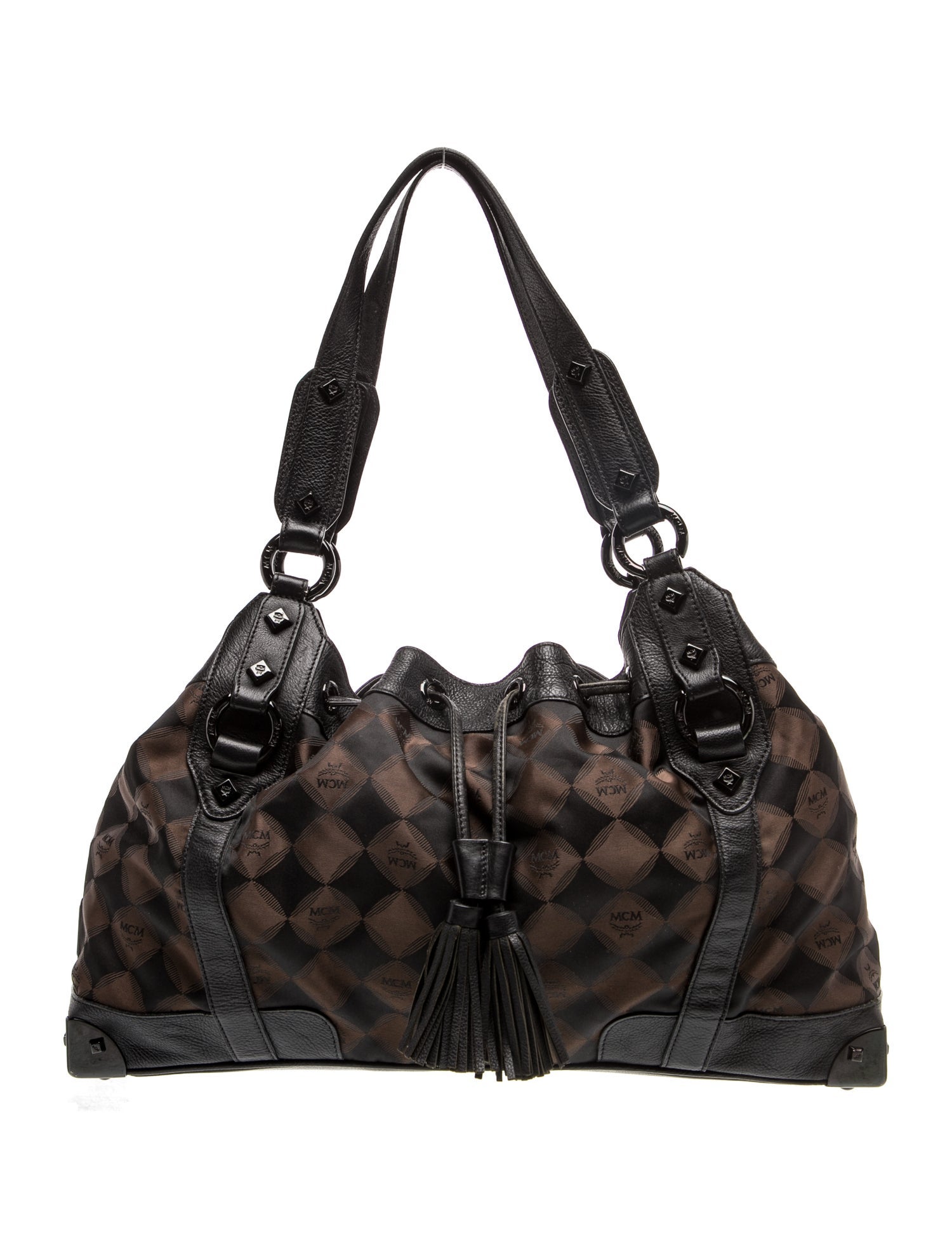 MCM Jacquard Shoulder Bag