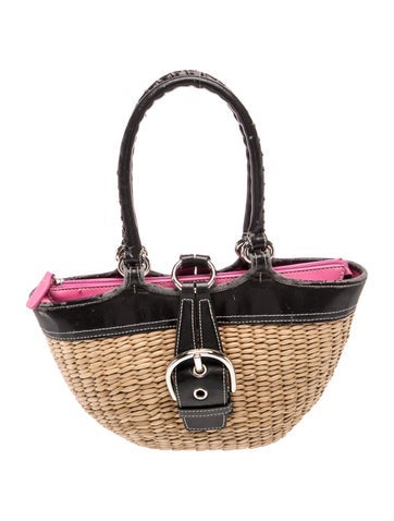 Raffia Bucket Bag